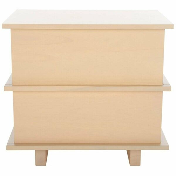 Safavieh Rodney 2 Drawer Nightstand, White Washed NST9204A